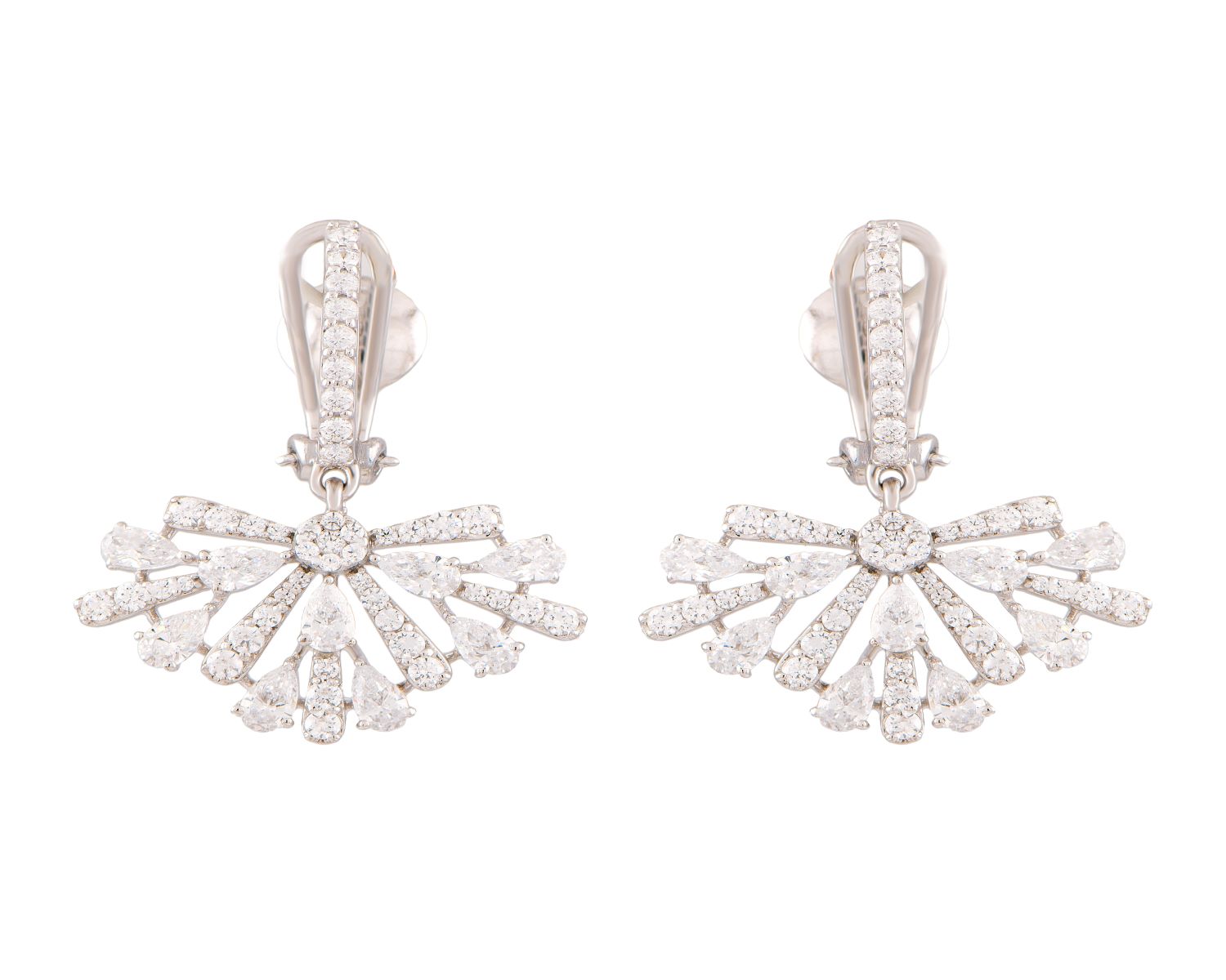 Fan Drop Earrings 